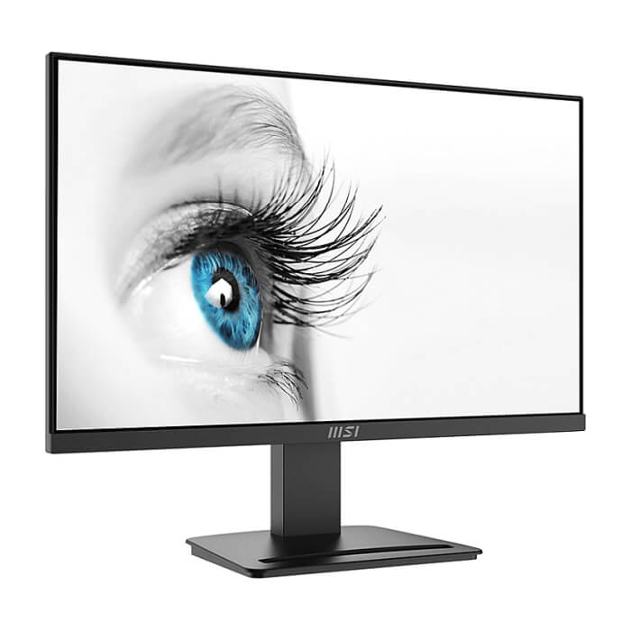 MSI PRO MP2412, 23.8", 100Hz, 1920x1080 FHD, VA, 1ms MPRT, 4ms GTG, 4000:1 CONTRAST RATIO, Anti-glare, 1x HDMI, 1x DP, VESA 75, Tilt, 300 cd/m2, 113% (CIE 1976), VESA 75mm, Display Kit App, T?V certified anti-flicker, 9S6-3BA9CH-042 ID 65039 (тъмнейл - 2)