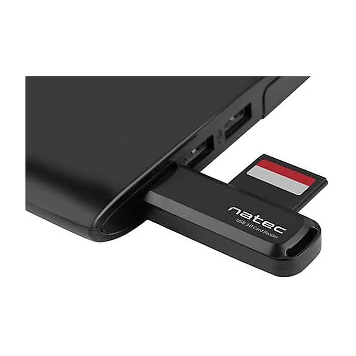 Natec Card Reader Scarab 2 SDHC MMC M2 Micro SD USB 2.0 Black (тъмнейл - 5)
