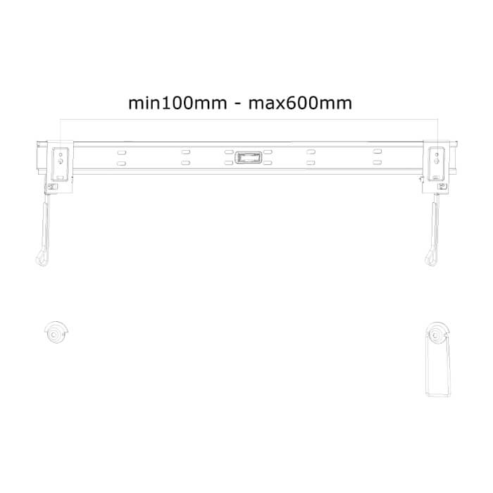 Neomounts by NewStar Flat Screen Wall Mount (fixed, ultrathin) ID 66880 (тъмнейл - 3)