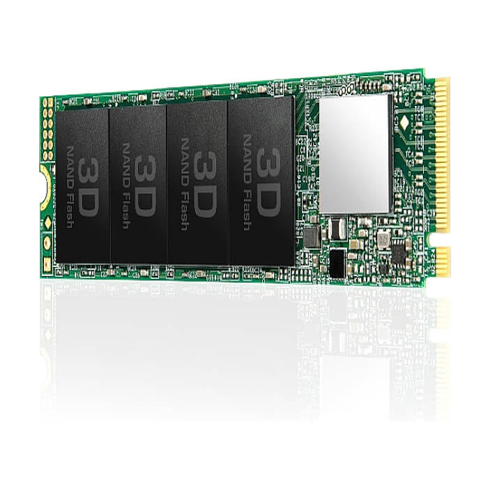 Transcend 256GB, M.2 2280, PCIe Gen3x4, 3D TLC, DRAM-less ID 73346 (тъмнейл - 2)