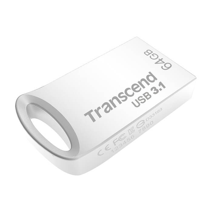 Transcend 64GB JETFLASH 710, USB 3.1, Silver Plating ID 74181 (тъмнейл - 3)