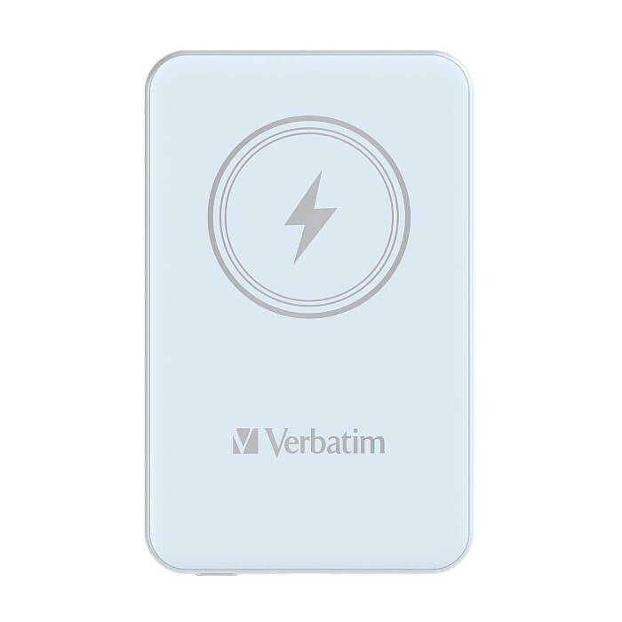 Verbatim MCP-5BE Power Pack 5000 mAh with UBS-C® PD 20W / Magnetic Wireless Charging 15W Blue ID 75117 на супер цена от GT Computers Verbatim MCP-5BE Power Pack 5000 mAh with UBS-C® PD 20W / Magnetic Wireless Charging 15W Blue ID 75117 на супер цена