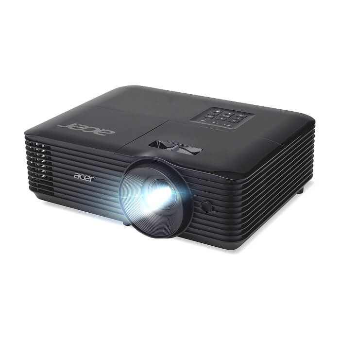 Acer Projector X129H, DLP, XGA (1024x768), 4800 ANSI Lumens, 20000:1, 3D, HDMI, VGA, RCA, Audio in, DC Out (5V/2A, USB-A), Speaker 3W, Bluelight Shield, LumiSense, 2.8kg, Black ID 65854 (тъмнейл - 2)