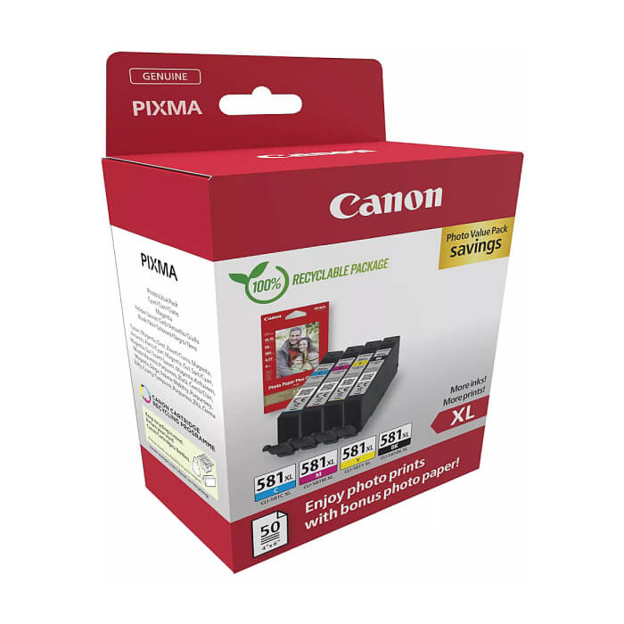 Canon CLI-581 XL C/M/Y/BK PVP ID 69798 (тъмнейл - 2)
