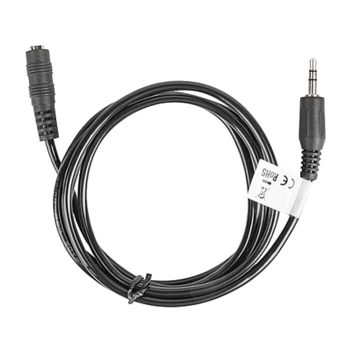 Кабел - Lanberg extension cable mini jack 3.5mm M/F 3 pin 1.5m, black ID 72600