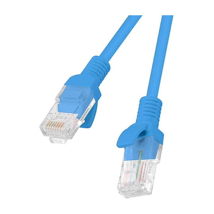 Кабел - Lanberg patch cord CAT.5E 2m, blue ID 72271