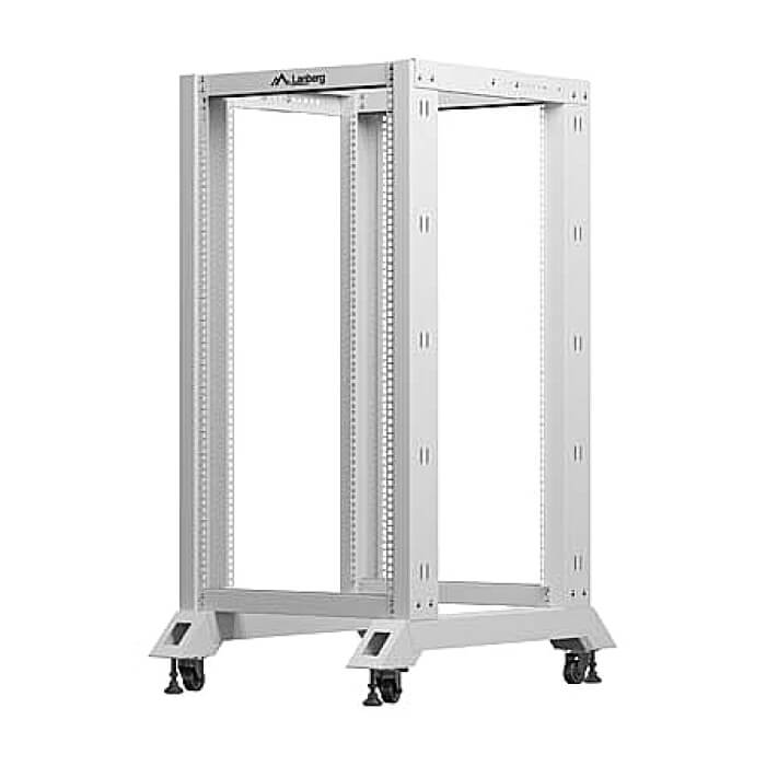 Lanberg open rack 22U 600x800, grey ID 96721 (тъмнейл - 2)