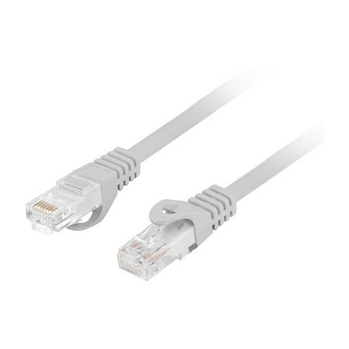 Lanberg patchcord CAT.6 utp lszh cu 10m grey fluke passed ID 87015 (тъмнейл - 2)