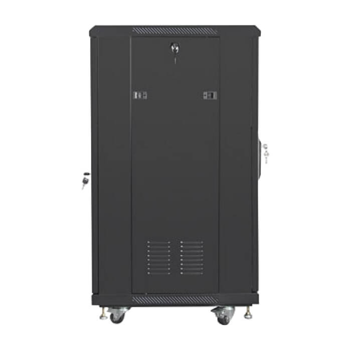 Lanberg rack cabinet 19" free-standing 22U/600x600 (flat pack) black ID 87195 (тъмнейл - 4)