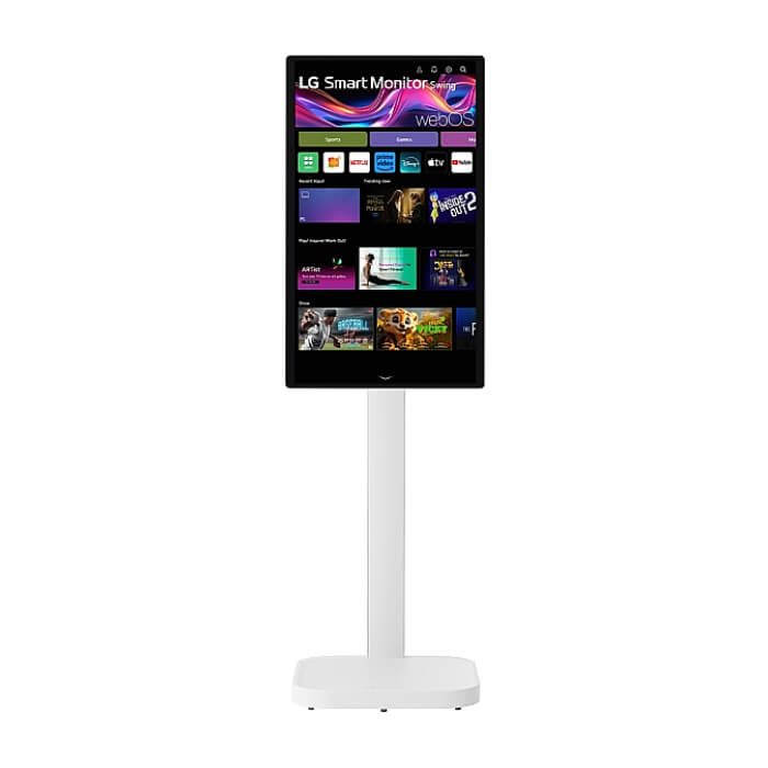 LG 32U889SA-W, 31.5" IPS, Smart webOS, Touch, Swind, 5ms GtG, 1000:1, 350cd/m2, UHD 4K (3840 x 2160), HDR 10, DCI-P3 95%, 3xUSB Type-C (PD 65W), 2xHDMI, Tilt , Height adjustme ID 93423 (тъмнейл - 5)