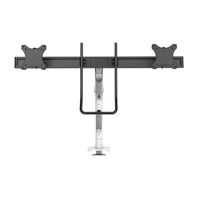 Neomounts Next One Desk Mount, double display crossbar (topfix clamp/grommet) ID 81110 (тъмнейл - 4)