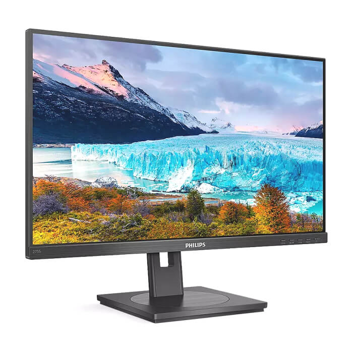Philips 275S1AE, 27" IPS WLED, 2560x1440@75Hz, 4ms GtG, 300cd m/2, 1000:1, DCR 50m:1, Adaptive Sync, FlickerFree, Low Blue Mode, 2Wx2, Tilt, Height Adjust, Pivot, Swivel, DVI, HDMI ID 64922 (тъмнейл - 2)
