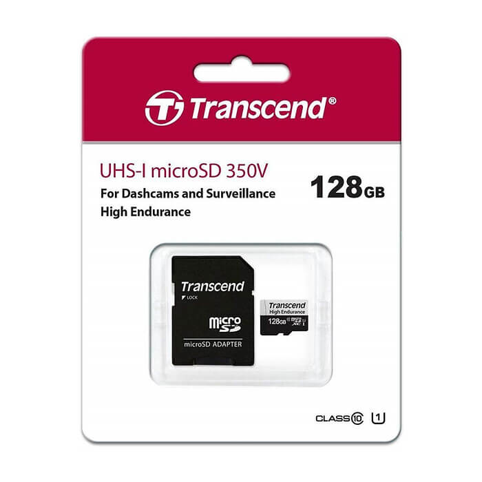 Transcend 128GB micro SD w/ adapter U1, High Endurance ID 73978 (тъмнейл - 2)