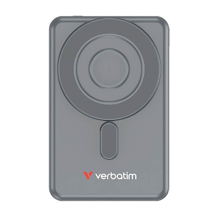 Verbatim Charge 'n' Go 2C Power Bank Magnetic Wireless 5000mAh with 2 USB-C Cables & Stand Grey ID 97028 на супер цена