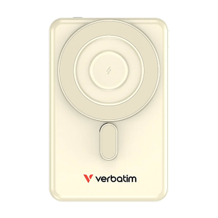 Verbatim Charge 'n' Go 2C Power Bank Magnetic Wireless 5000mAh with 2 USB-C Cables & Stand Gold ID 97027 на супер цена