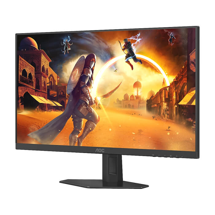 AOC 24G4XE, 23.8" IPS WLED, 1920x1080@180Hz, 1ms GtG, 0.5ms MPRT, 300cd m/2, 1000:1, 80M:1 DCR, Adaptive Sync, FlickerFree, Low Blue Mode, 2Wx2, Tilt, 2xHDMI, DP ID 65428 (тъмнейл - 2)