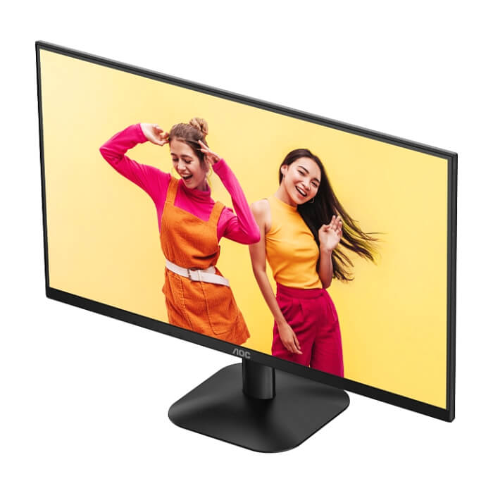 AOC 27B35HM, 27" VA WLED, 1920x1080@100Hz, 4ms GtG, 1ms MPRT, 250cd m/2, 3000:1, FlickerFree, Adaptive Sync, Low Blue Light, Tilt, D-SUB, HDMI ID 91514 (тъмнейл - 4)