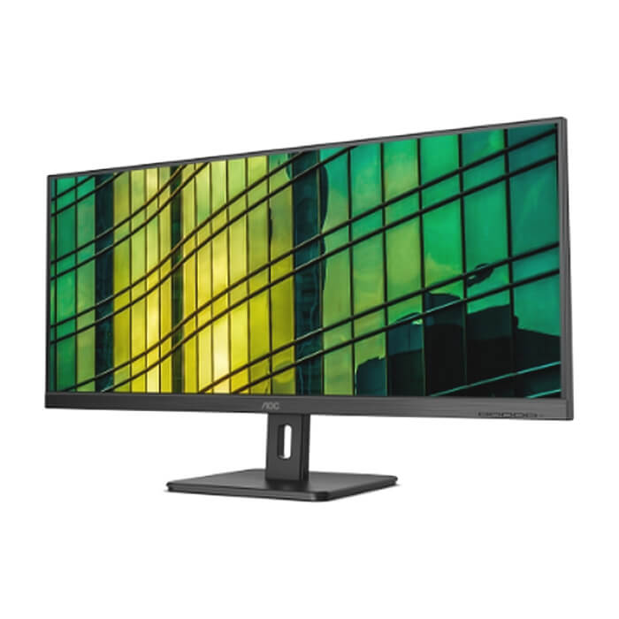 AOC U34E2M, 34" VA WLED, 3440x1440@100Hz, 4ms GtG, 300cd m/2, 4000:1, 20M:1 DCR, Adaptive Sync, FlickerFree, Low Blue Light, Tilt, 2xHDMI, DP ID 80824 (тъмнейл - 2)
