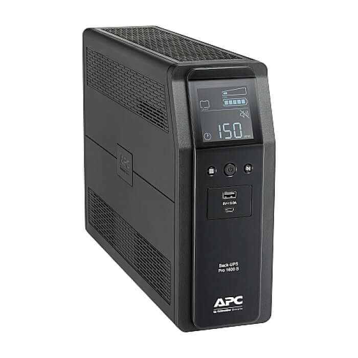 APC Back UPS Pro BR 1600VA, 230V, Sinewave, 8 Outlets, AVR, LCD interface ID 75551 (тъмнейл - 2)