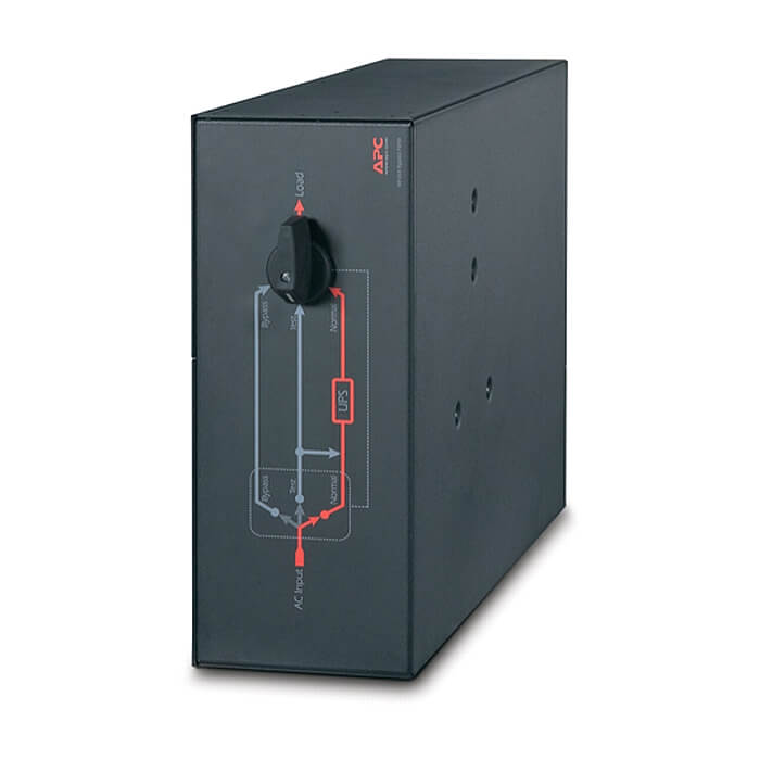 APC Single Phase Service Bypass Panel, 7000-10000VA, 230V, Black, 4U, Rack/Tower Convertible на супер цена от GT Computers APC Single Phase Service Bypass Panel, 7000-10000VA, 230V, Black, 4U, Rack/Tower Convertible на супер цена