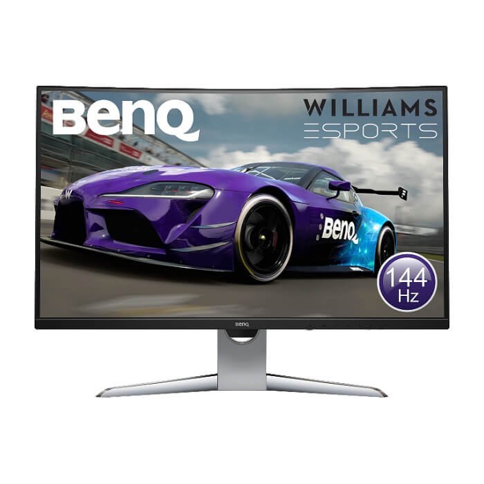 BenQ EX3203R, 31,5" VA, 144Hz, 4ms, QHD 2560x1440, Curved LED 1800R, FreeSync2, 90% DCI-P3, Display HDR 400, Eye-Care, Flicker-free, LBL, B.I.+, 3000:1, 20M:1 DCR, 400 cd/m2, 8bit, HDMI x2, DP, USB Type-C, USB 3.1, Height Adj., Tilt, Gray ID 65277 (тъмнейл - 3)