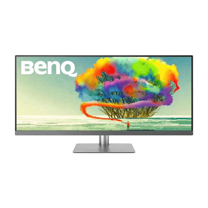 BenQ PD3420Q 34"W IPS LED 5ms 3440x1440 2K QHD, Design Mon, WQHD, AQCOL.,100% sRGB/98% P3,HDR400, B.I.,LBL,KVM, ICCsync, CAD/CAM, DualView, Contr.1000:1, 350 cd/m2, 2xHDMI,DP, ID 65263 (тъмнейл - 2)