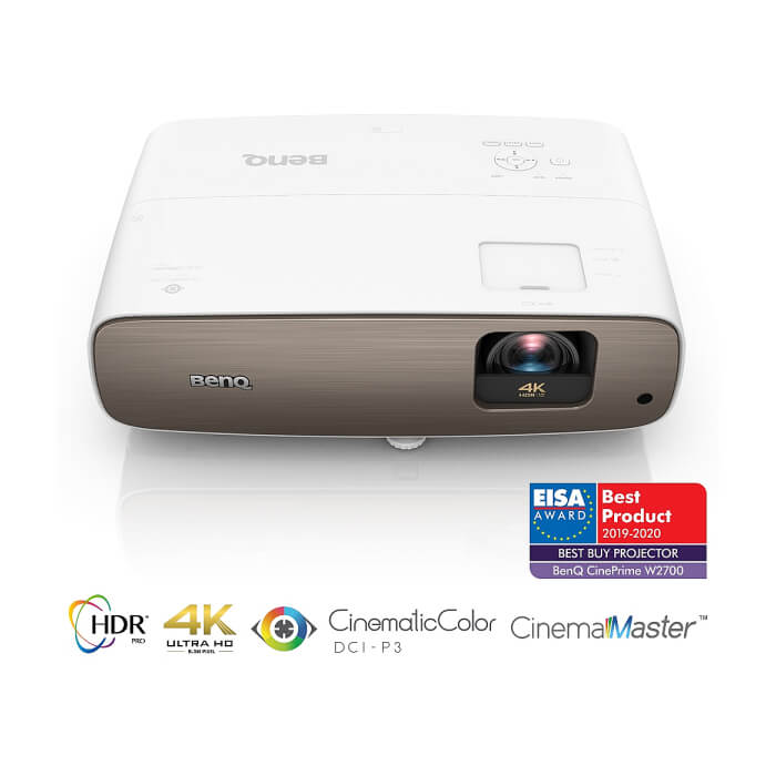 BenQ W2700, Cine Prime, 4K 3840x2160, HDR PRO, 2000 ANSI lumens, Zoom 1.3x, 30000:1, ISFccc, CinematicColor, Calibration report, 95% DCI-P3, 100% Rec.709, USB Type-A 3.0, Media reader, 2xHDMI, RS232, Audio Out, 12V Trigger, ID 65760 (тъмнейл - 4)