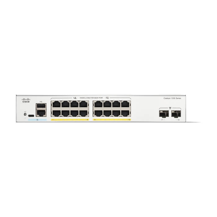 Cisco Catalyst 1200 16-port GE, PoE, 2x1G SFP на супер цена от GT Computers Cisco Catalyst 1200 16-port GE, PoE, 2x1G SFP на супер цена