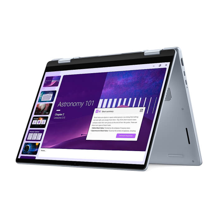 Dell 14 Plus 2-in-1 DB04250, Intel Ultra 5 226V (40 TOPS NPU, 8 cores, up to 4.5 GHz), 14" 16:10 FHD+(1920x1200) Touch 300nits WVA AG, 16GB, LPDDR5X, 8533MT/s (onboard), 512GB ID 88175 (тъмнейл - 3)