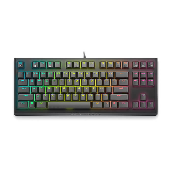 Dell Alienware Tenkeyless Gaming Keyboard - AW420K (тъмнейл - 3)