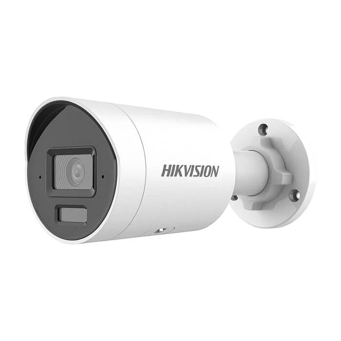 HikVision 8 MP Acusense Smart Hybrid Light Fixed Bullet Network Camera, 2.8 mm, F1.6, IR, White Light up to 40m, H.265+, IP67, built-in Dual Array Microphone, built-in memory card ID 94375 на супер цена