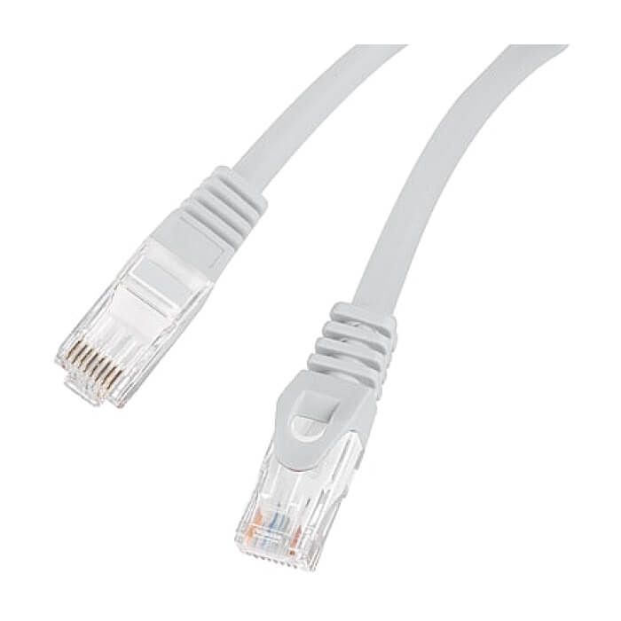 Кабел - Lanberg patchcord CAT.6 UTP LSZH CCA 2m Fluke Passed, Grey ID 72134 (тъмнейл - 3)
