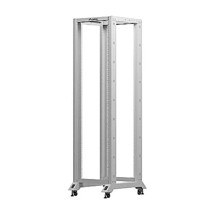 Lanberg open rack 42U 600x800, grey ID 96718 (тъмнейл - 2)