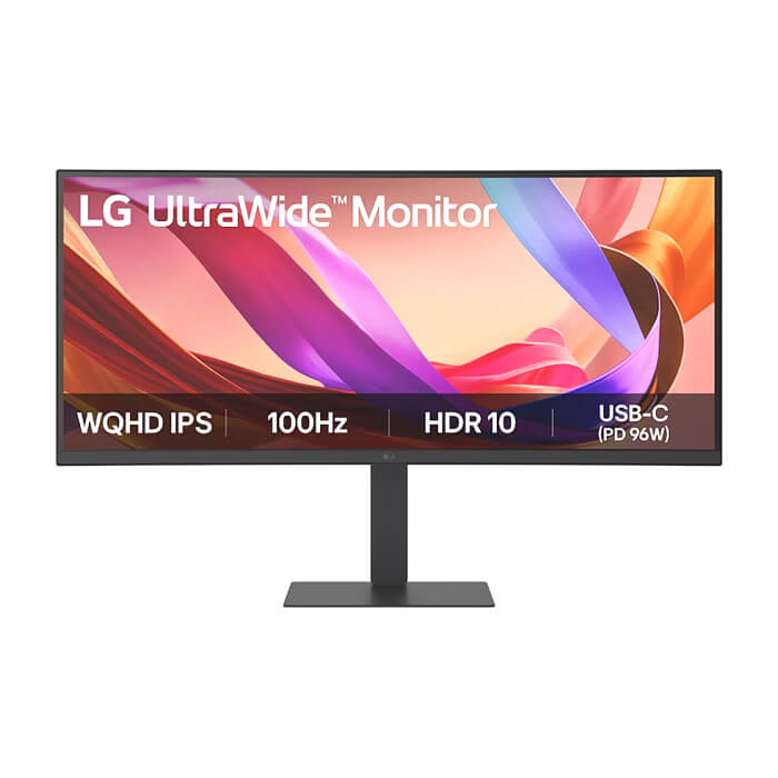 LG 34U650A-B, 34" UltraWide 21:9, IPS, Curved, 100 Hz, 5ms, 1000:1, 300cd/m2, WQHD 3440x 1440, sRGB 99%, HDR 10, HDMI, DisplayPort, USB-C, PD- 96 W, DP, Reader mode, Dynamic ID 93422