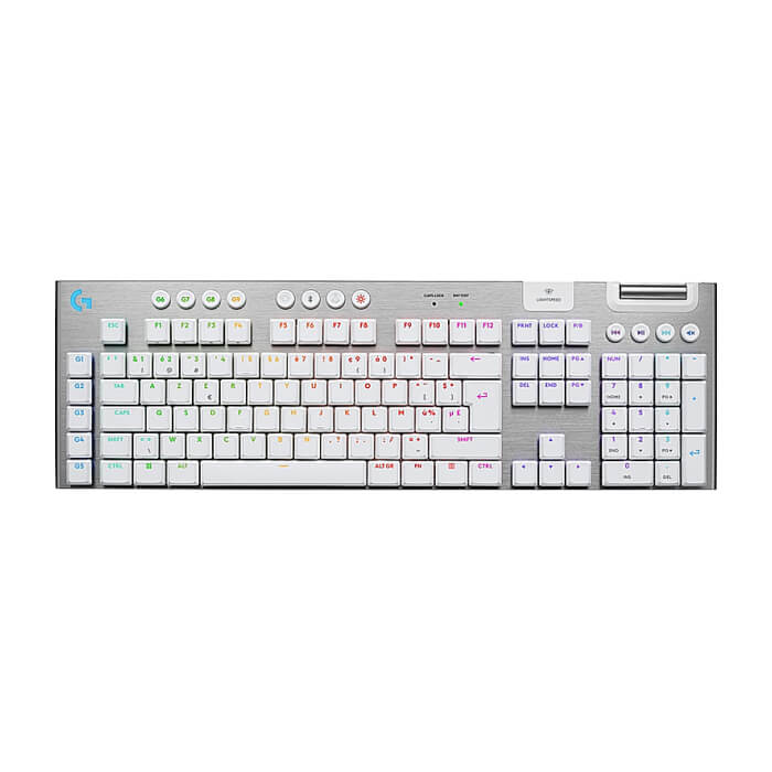 Logitech G915 X LIGHTSPEED Wireless Gaming Keyboard - WHITE - US INT`L - EMEA28i-935 на супер цена