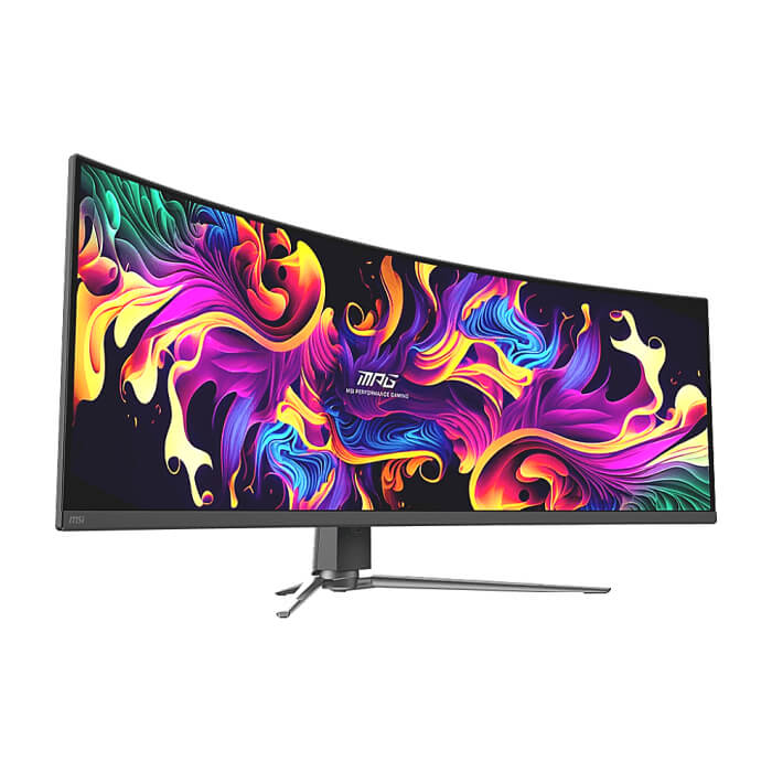 MSI MPG 491CQP QD-OLED, 49", 144Hz, 0.03ms, DQHD 5120x1440, 32:9, Oled Care 2.0, Fanless Design with Graphene, ClearMR 8000, HDR True Black 400, AI VISION, KVM, PBP, PIP, 250 ID 79379 (тъмнейл - 3)