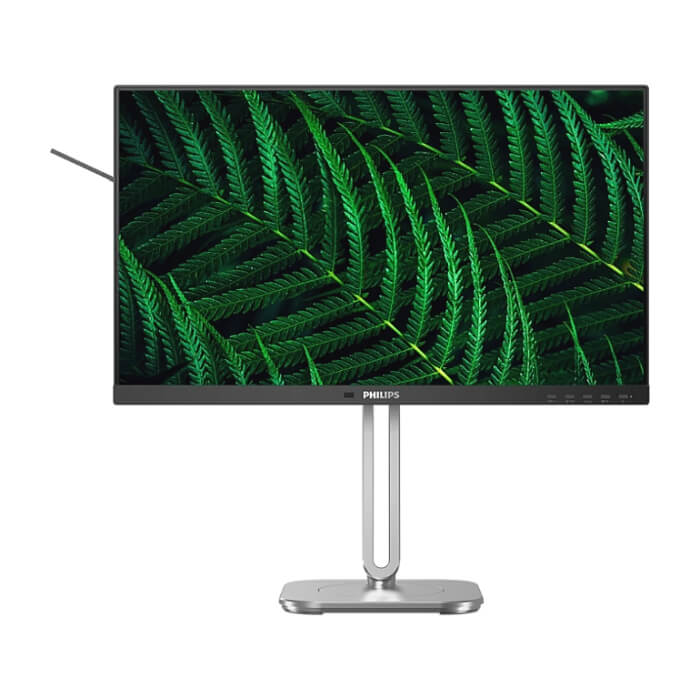 Philips 24B2G5200, 23.8" IPS WLED, 1920x1080@100Hz, 4ms GtG, 300cd m/2, 1000:1, 50M:1 DCR, Adaptive Sync, FlickerFree, Blue Light tech., 3Wx2, Tilt, Height Adjust, Pivot, Swivel, D-SUB, HDMI, DP, USB hub ID 85251 (тъмнейл - 4)