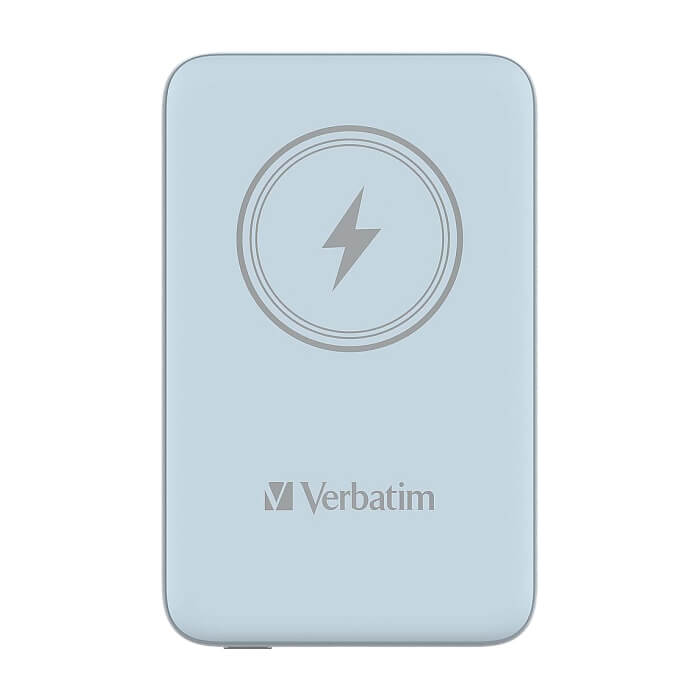 Verbatim MCP-10BE Power Pack 10000 mAh with UBS-C® PD 20W / Magnetic Wireless Charging 15W Blue ID 75112 на супер цена