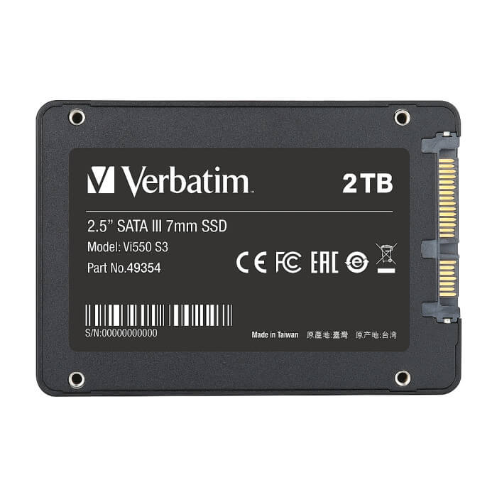 Verbatim Vi550 S3 2.5" SATA III 7mm SSD 2TB ID 73202 (тъмнейл - 3)
