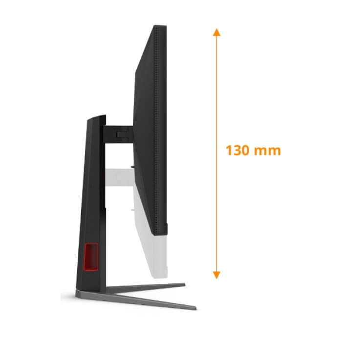 AOC U27G4XM, 27" Fast IPS MiniLED, 3840x2160@160Hz, 1ms GtG, 1200cd/m2, 1000:1, 80M:1 DCR, Adaptive Sync, FlickerFree, Low Blue Mode, Tilt, Height Adjust, Pivot, Swivel, HDMI, ID 96158 (тъмнейл - 3)