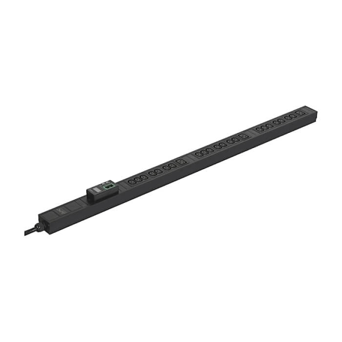 APC Easy PDU, Metered, Zero U, 11 kW, 230V, (21) C13 & (3) C19 IEC309 (тъмнейл - 2)