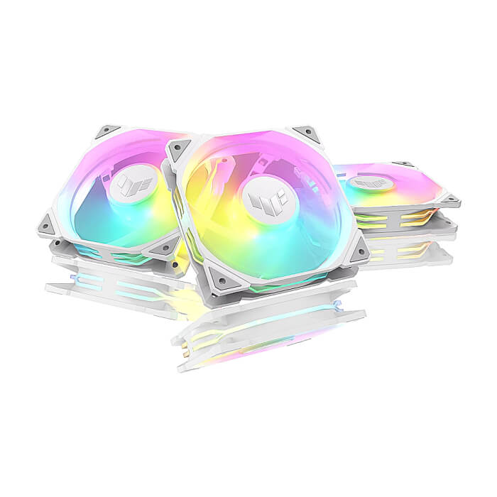 Asus TUF Gaming TR120 ARGB 3 Pack White ID 92680 (тъмнейл - 4)