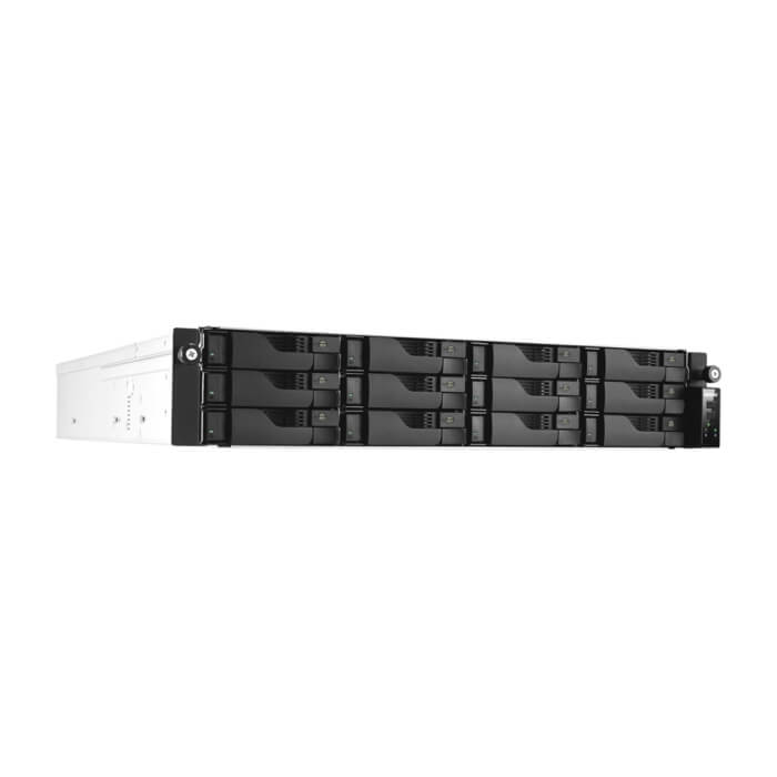 Asustor AS7212RDX, 2U 12-bay NAS, AMD Ryze 7 Pro 7745 Octa-Core 3.8GHz (up to 5.3GHz), 16GB ECC DDR5-4800 UDIMM (Max. 192GB),12 x SATA3 6Gb/s; 3.5"/2.5" HDD/SSD,1x M.2 NV (тъмнейл - 3)