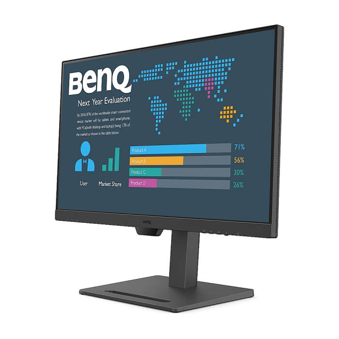 BenQ BL2790QT 27" IPS, 5ms, QHD 2560x1440, 75Hz, 99% sRGB, Eye Reminder, Flicker-free, LBL, B.I. Gen2, ePaper, 1000:1, 20M:1 DCR, 8 bit, 350cd/m2,HDMI,DP, USB-C 60W, Daisy Cha ID 65297 (тъмнейл - 2)