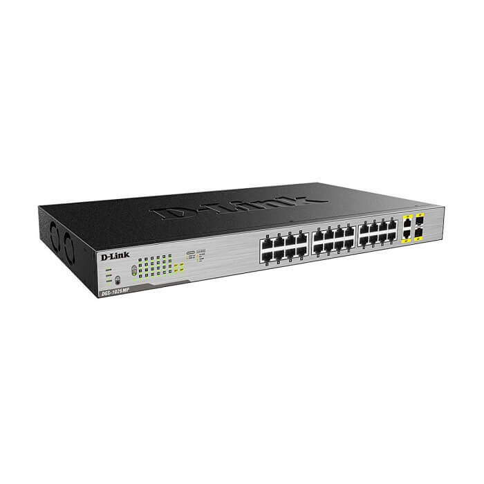 D-Link 24-Port Desktop Gigabit PoE + 2GE Combo Switch (тъмнейл - 2)