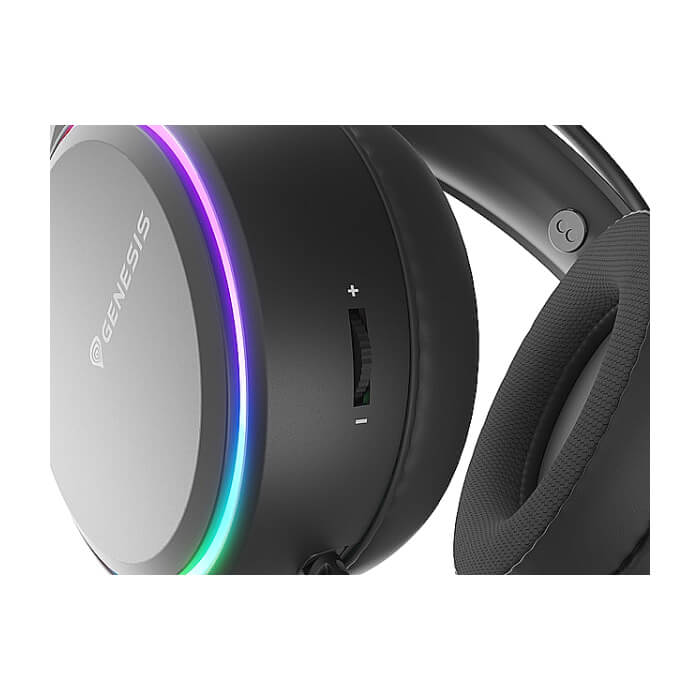 Genesis Headset Neon 613 G2 With Microphone RGB Illumination Black ID 87912 (тъмнейл - 3)