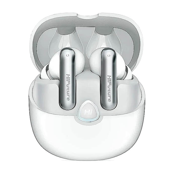 HiFuture SonicAir White, 4MICS ENC, 35 Hours Playtime, Wireless 5.3, 10MM Driver, Soft Bass, Comfort Fit ID 94717 на супер цена
