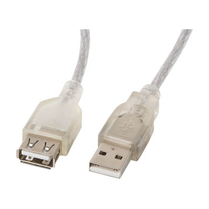 Кабел - Lanberg extension cable USB 2.0 AM-AF, 5m, transparent ferrite ID 72648 на супер цена от GT Computers Кабел - Lanberg extension cable USB 2.0 AM-AF, 5m, transparent ferrite ID 72648 на супер цена