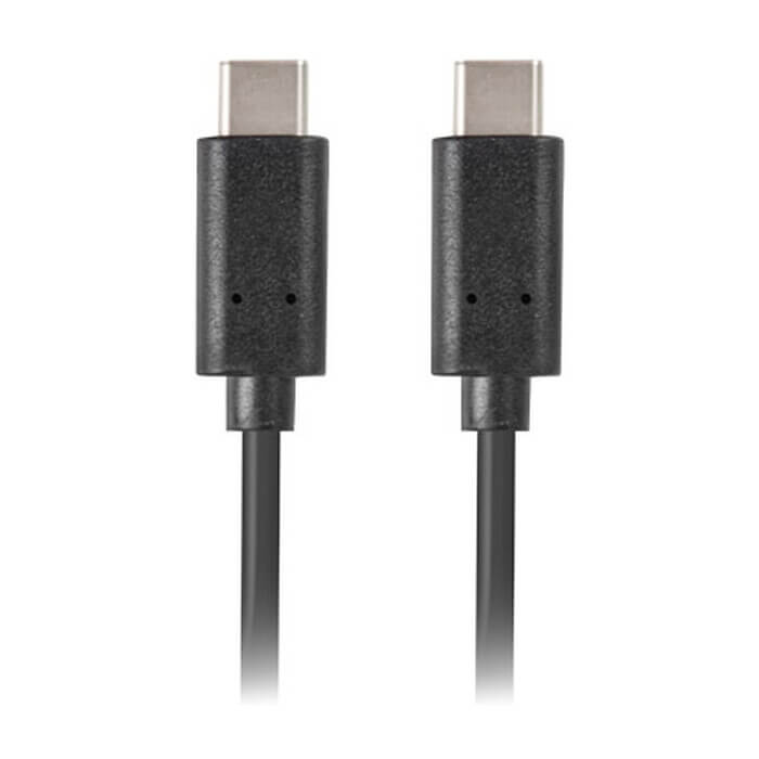 Кабел - Lanberg USB-C M/M 2.0 cable 1.8m, black ID 72682