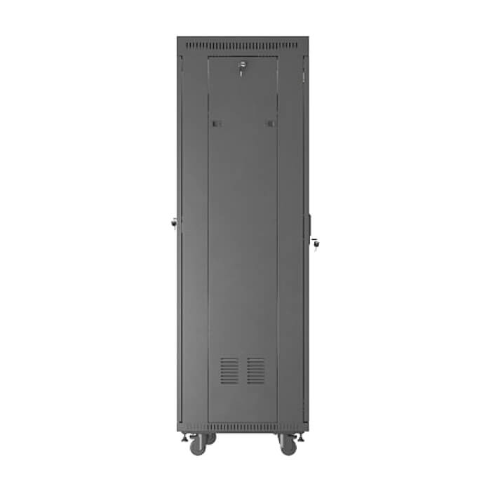 Lanberg rack cabinet 19" free-standing 37U/600X600 (FLAT PACK) with mesh door LCD black ID 87632 (тъмнейл - 3)